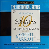 Vanguard Classics : Arrau - Beethoven Violin Sonatas